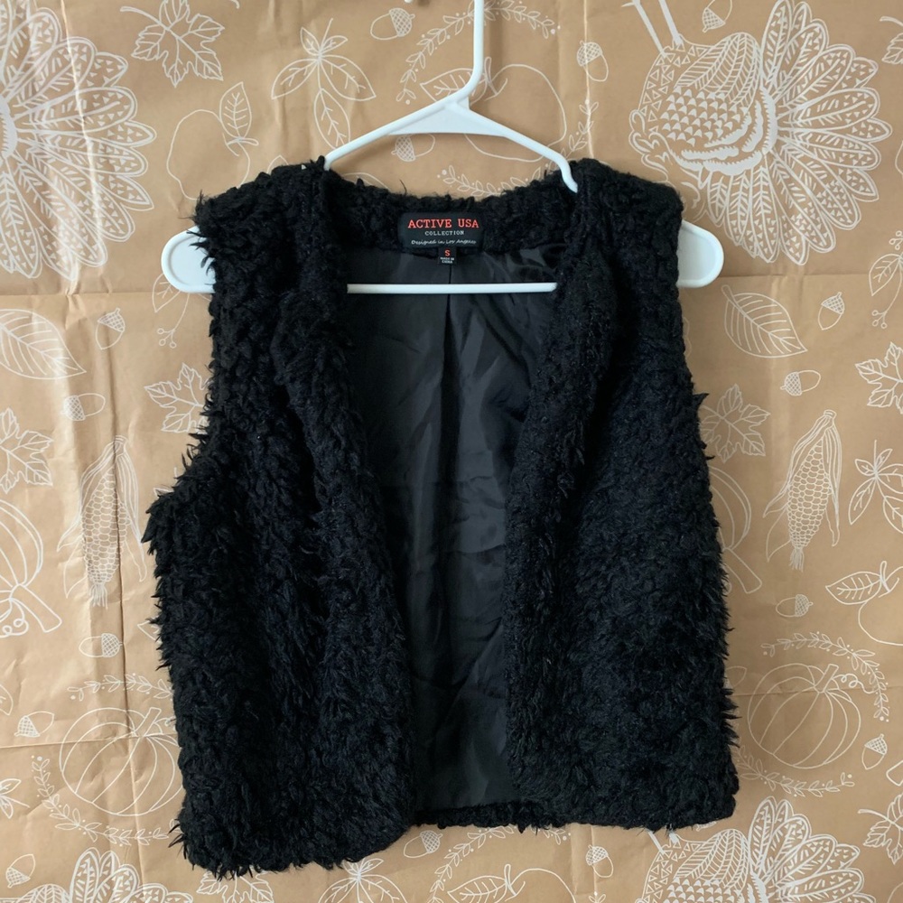 Faux fur ! Teddy bear vest